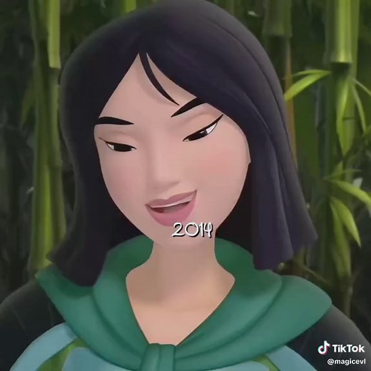 Evolution of Mulan - Disney Princess Transformation