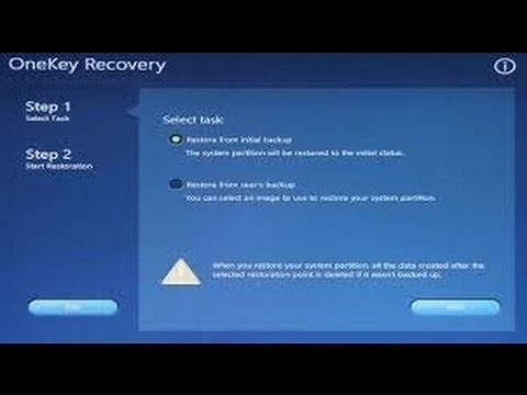 How to factory reset a Lenovo YOGA 2