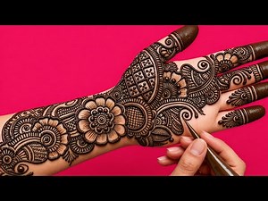 New simple arabic mehndi designs | Easy mehndi design | mehndi designs | mehndi