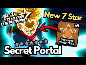 EASIEST WAY to get 7 STAR FUTURE TRUNKS from SECRET PORTAL | Roblox All Star Tower Defense