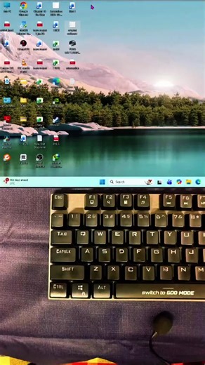Keyboard shortcut to change size of desktop icons in MS Windows #windows #tips #technology #msoffice