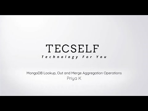 MongoDB Lookup, Out and Merge Aggregation Operations #Part11
