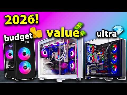 Top 5 Prebuilt Gaming PCs 2026! 👀 [Options for All Budgets]