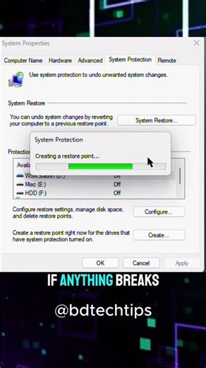 Don't Let PC Crashes RUIN Your Life! Learn How to Create a Restore Point