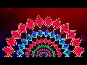 Animated Ethnic Mandala Vj Loops motion graphics background || no copyright Mandala background video