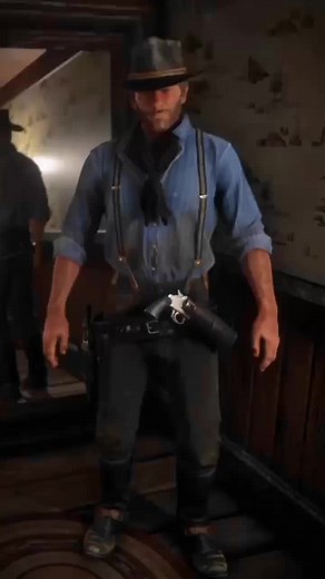 Arthur Morgan Red Dead Redemption 2 Stalker Hat Black