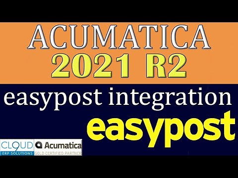 Acumatica EasyPost Shipping Carrier Integration