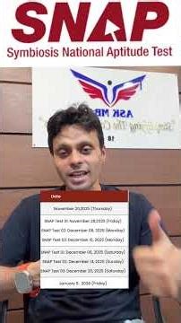 Is it worth attempting SNAP EXAM? SNAP important dates, SNAP Syllabus and reasons to attempt it!