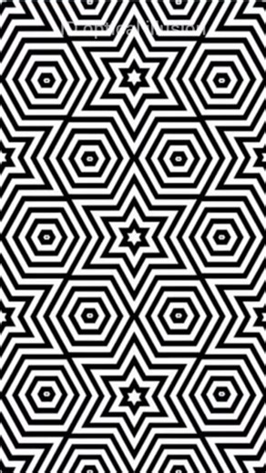 Hypnotic Star & Hexagon Illusion | Viral Shorts #opticalillusion #illusion #relaxing