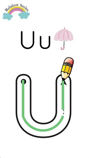 Letter U - How to Write the Letter U | Alphabet Writing for Kids