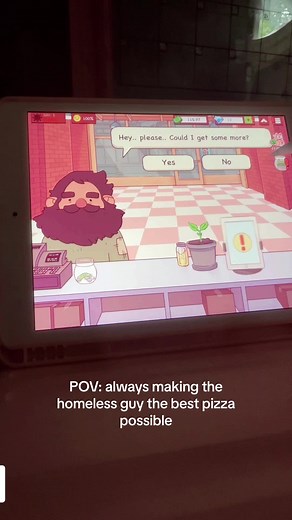 Helping the Homeless Guy in Good Pizza Great Pizza Game