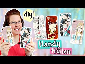 4 Ideen für selbst gestaltete HANDY HÜLLEN 📱🤩 DiY Handyhüllen Anleitungen ✂️ [Eng Sub]
