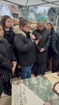 הודיה מדברת ליד הקבר באזכרה של נתנאל הי"ד תשפ"ו 2025