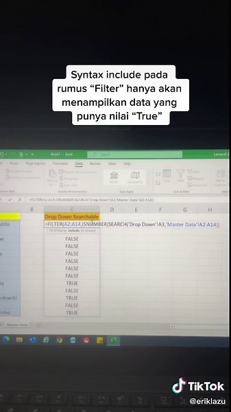 Cara Membuat Searchable Drop Down List di Excel