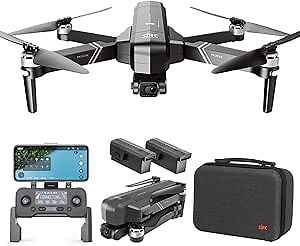 SJRC F11S 4K PRO Drone 4K Professional With HD Camera 1.2KM GPS 5G WiFi EIS 2 Axis Gimbal F11 RC Foldable Brushless Quadcopter (F11 Two Batteries)