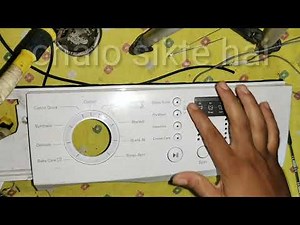 Lg frontload Direct drive washing machine PCB ALL Error code and symptom problem solved