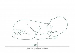 Personalized Baby Birth Poster: Christmas Keepsake Wall Art (digital Download) - Etsy