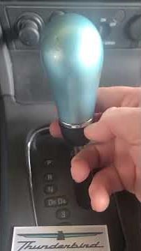 2002-2005 Ford Thunderbird Gear shift knob removal www.TbirdBob.com ‪@Klorvin‬