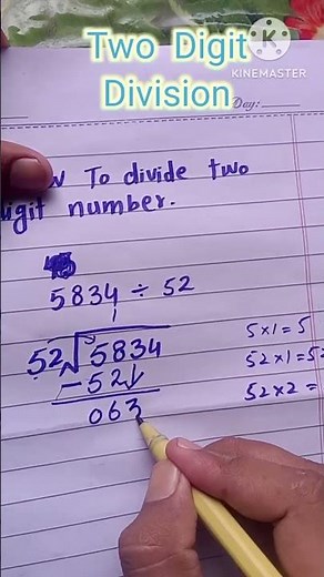 Two Digit Division/how to divide by two digit number