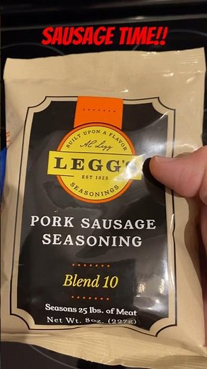 Breakfast ain’t complete without sausage! Legg’s Seasonings makes the best! Link in description!