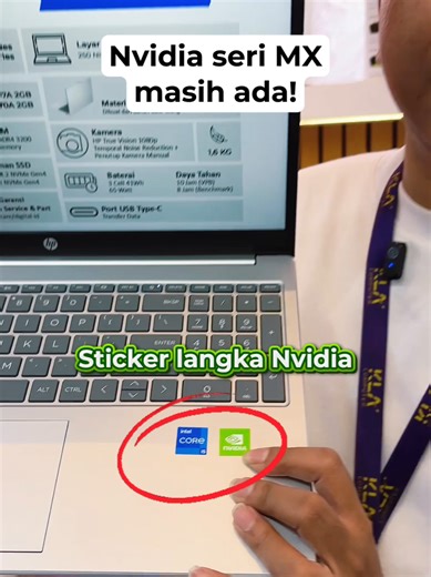 Udah jarang kan liat laptop pake stiker nvidia yang ini? Laptopnya masih ready nih! HP 15 😁 Harganya 10 jutaan, kamu bisa TUKAR TAMBAH pake laptop lamamu, dan biaya tambahnya bisa dicicil 😉 Aman gak? AMAN COY KALO BELI DI KLA COMPUTER ✅Garansi Resmi Brand ✅Garansi Tukar Unit 7 Hari ✅Garansi SOFTWARE SEUMUR HIDUP GRATIS Tanya dulu aja lewat whatsapp, nomornya ada di link di bio ya 😏