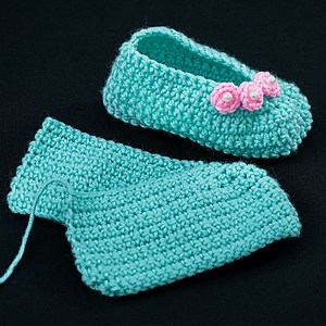 Chaussons bébé au crochet - un patron pour les débutants ! | Miarti - Crochet et Tricot