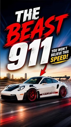 Porsche 911 GT3 RS – This Beast is UNSTOPPABLE! 🔥