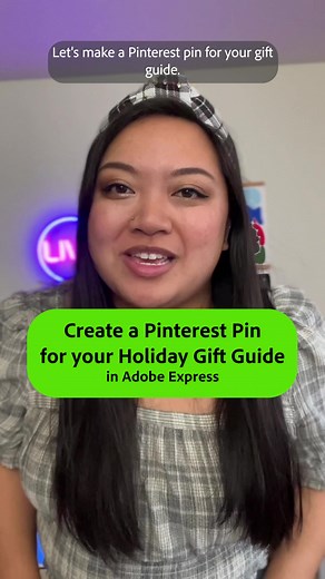 Making a @pinterest pin is easy and fast - we'll show you how! #AdobeExpress #pinterestpin #freecontentcreation #smallbusiness
