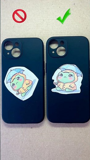 Cute Frog Rainy Day Phone Case Sticker 🐸☔✨