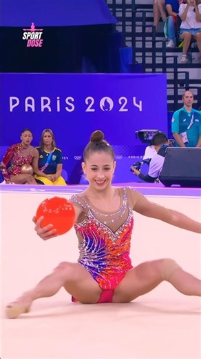 The Smoothest Ball Catch 🫴 #rhythmicgymnastics