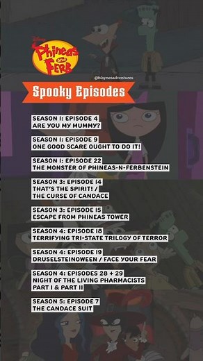 Phineas and Ferb episodes you should watch during the Halloween season! | Disney Channel