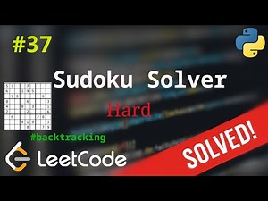 37. Sudoku Solver | Решение с комментариями | LeetCode | Backtracking