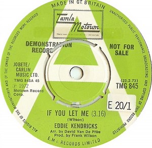 Eddie Kendricks - If You Let Me
