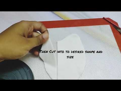 How to write on Fondant ❤️ Easy way to decorate cakes..