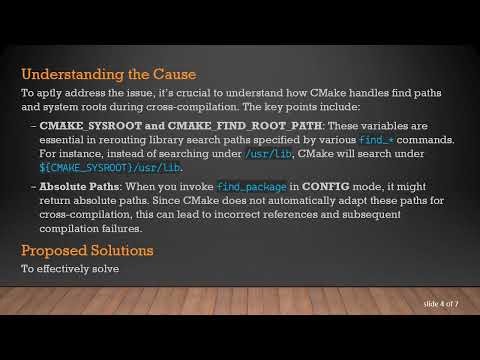 Solving the CMake Cross-Compilation Quandary: Addressing Include Path Issues with Sysroot