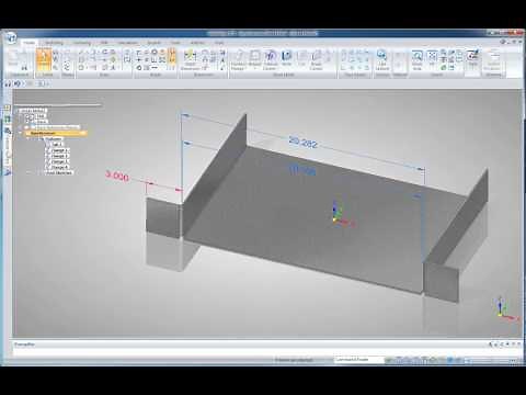 Solid Edge ST4 - Sheet Metal Design - Part 1