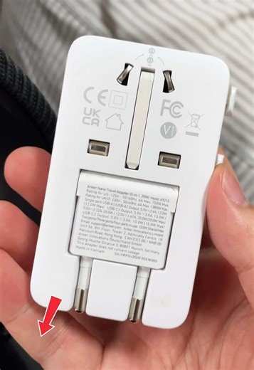One charger for almost every country. 🌍⚡ The Anker Nano Travel Adapter works in 200 regions with built-in US, UK, EU plugs and more. Charge up to 5 devices at once, including a 20W USB-C fast charge — 50% in just 28 minutes. Compact. Foldable. Full safety protection. Travel smarter, lighter, and faster with Anker. 👉 Grab yours while deals are live. #Anker #TravelAdapter #TravelTech #SmartTravel #TechTok
