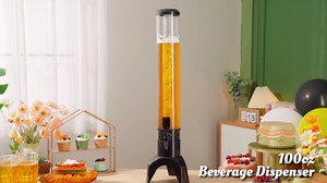 Mumufy 6 Sets 3l Mimosa Tower Dispenser Mimosa Tower with Ice Tube – Beer & Margarita Dispensers for Party, Home, Bar, Tabletop Use