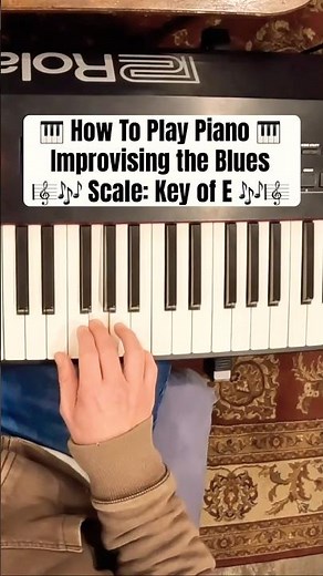 How To Play Blues Piano - Improvising with the Blues Scale in Key of E