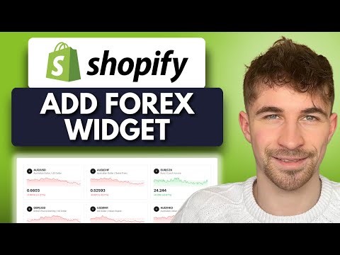 How to Add a Forex Widget to Shopify (2025)