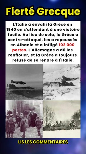 Quand la Grèce a humilié l'Italie de Mussolini pendant la Seconde Guerre mondiale 🤯🇬🇷🇮🇹