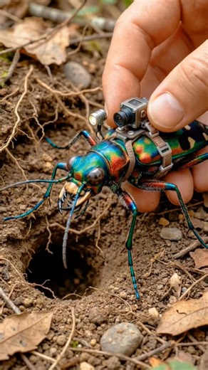 Giant Tiger Beetle POV 🐞 | داخل مستعمرة خنفساء النمر