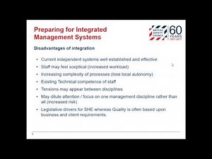 Webinar: Benefits of integrated management systems