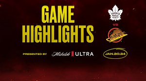 HIGHLIGHTS | Canucks vs. Maple Leafs
