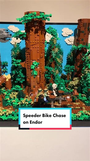 Lego Endor Speeder Bike Chase MOC by Codyaner