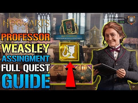 Hogwarts Legacy: Professors Weasley's Assignment! Quest GUIDE! How To Get "Transformation" Magic!
