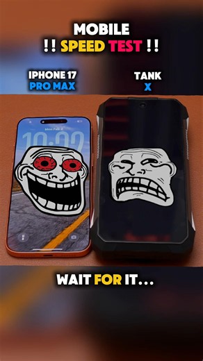 🥶🚀 IPHONE 17 PRO MAX VS TANK X SPEED TEST!!