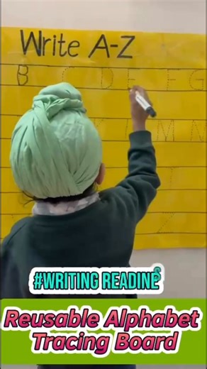 10K views · 64 reactions | Reusable Alphabet Tracing Board is a...