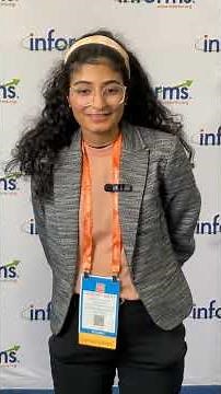INFORMS Member in a Minute with Jasmine Jerry