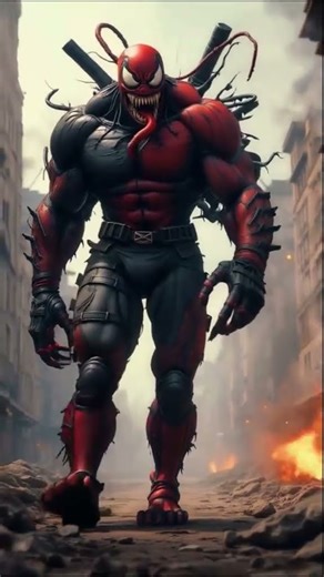 Deadpool fused with Venom=VenomPool